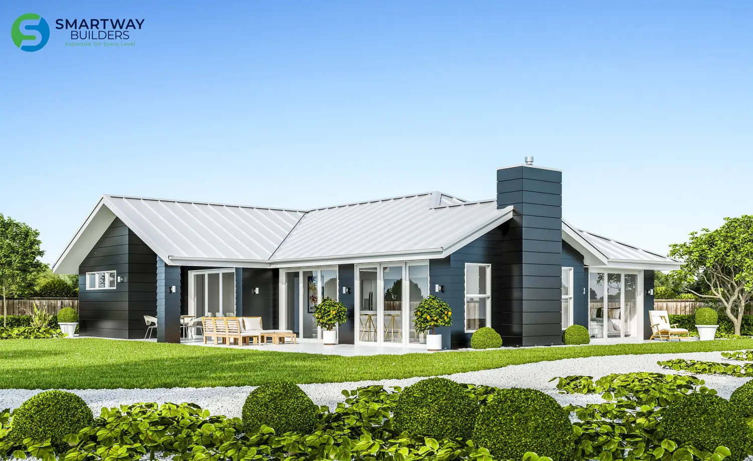156 square meter home with 3 bedrooms, 1 bathroom, 2 car parks, and seamless indoor-outdoor alfresco living spaces, featuring smart design and modern convenience in Liddle Estate, Kapiti Coast.